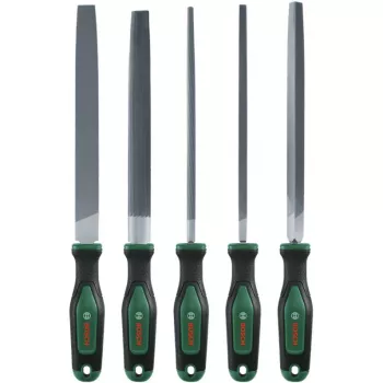 Bosch 5-delige vijlen set, 200 mm, groen/zwart