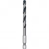 Bosch PowerTools HSS PointTeQ Hex spiraalboor, 6 mm, 10 stuks, werklengte 57 mm