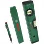 Bosch PowerTools markeringsset, 3-delig (groen/zwart) – dieptemarkeerder, universele marker & timmermanspotlood
