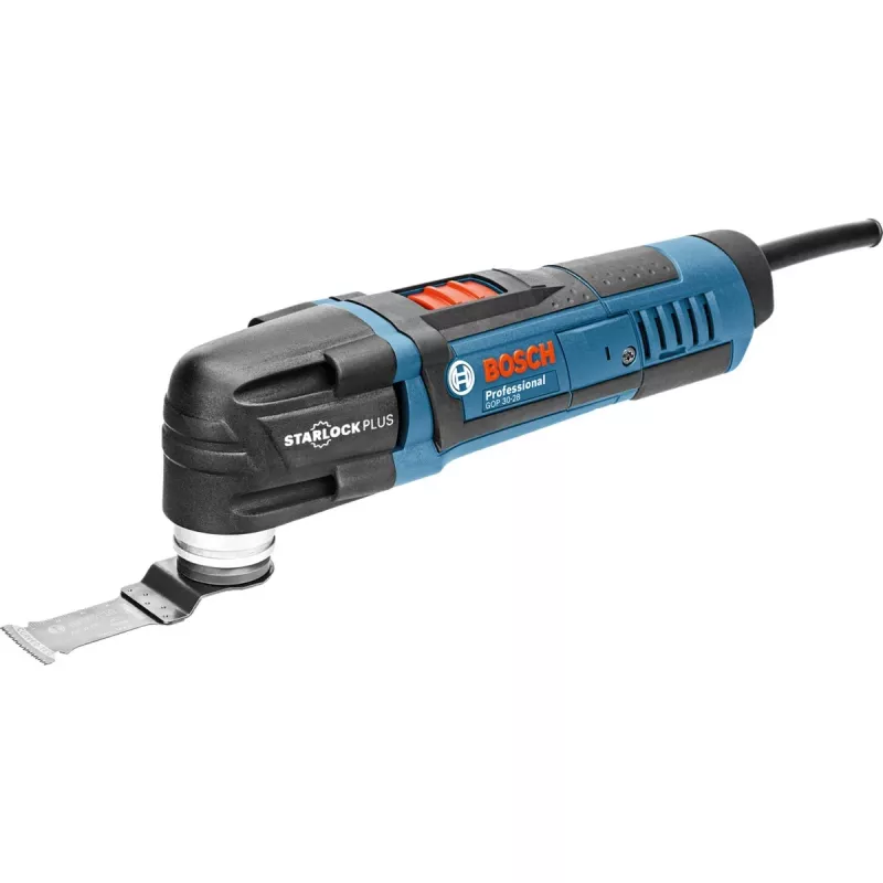 BOSCH POWERTOOLS Multi-Cutter GOP 30-28 Professional (blauw/zwart, L-BOXX, 300 watt, incl. accessoires)