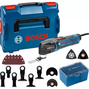 BOSCH POWERTOOLS Multi-Cutter GOP 30-28 Professional (blauw/zwart, L-BOXX, 300 watt, incl. accessoires)