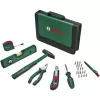 BOSCH Powertools universele handgereedschapsset, 25-delig (groen, met gereedschapstas)