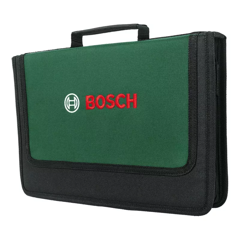 BOSCH Powertools universele handgereedschapsset, 25-delig (groen, met gereedschapstas)