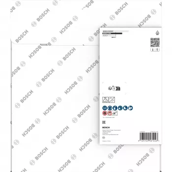 Bosch PRO keramische diamantschijf, 250 mm diameter, 30 mm boring (met 25,4 mm reduceerring), doorlopende rand, nat/droog snijden