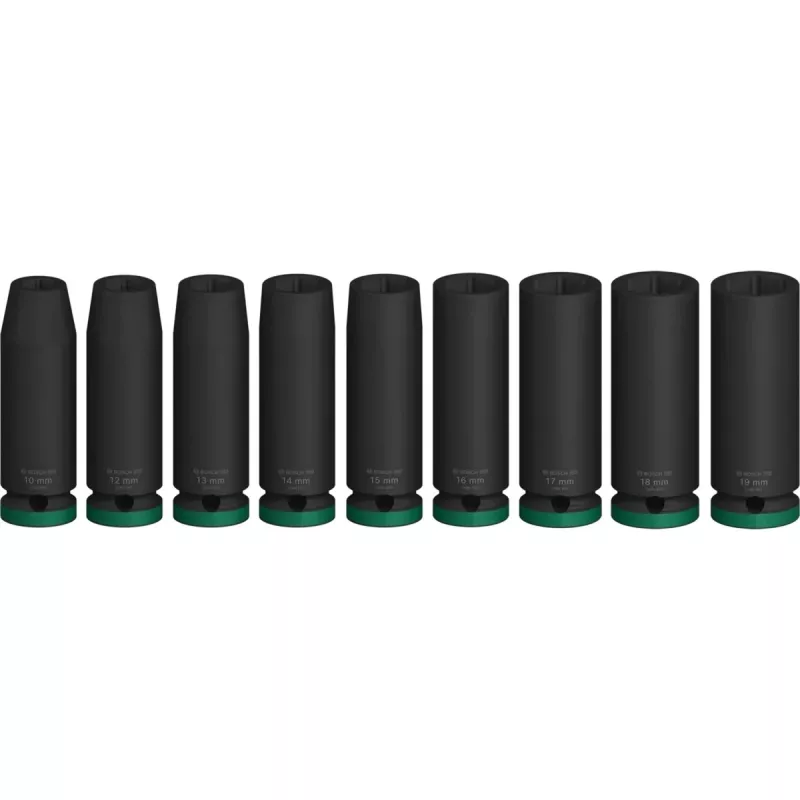 Bosch PRO impact-dopsleutelset 9-delig 2608003040