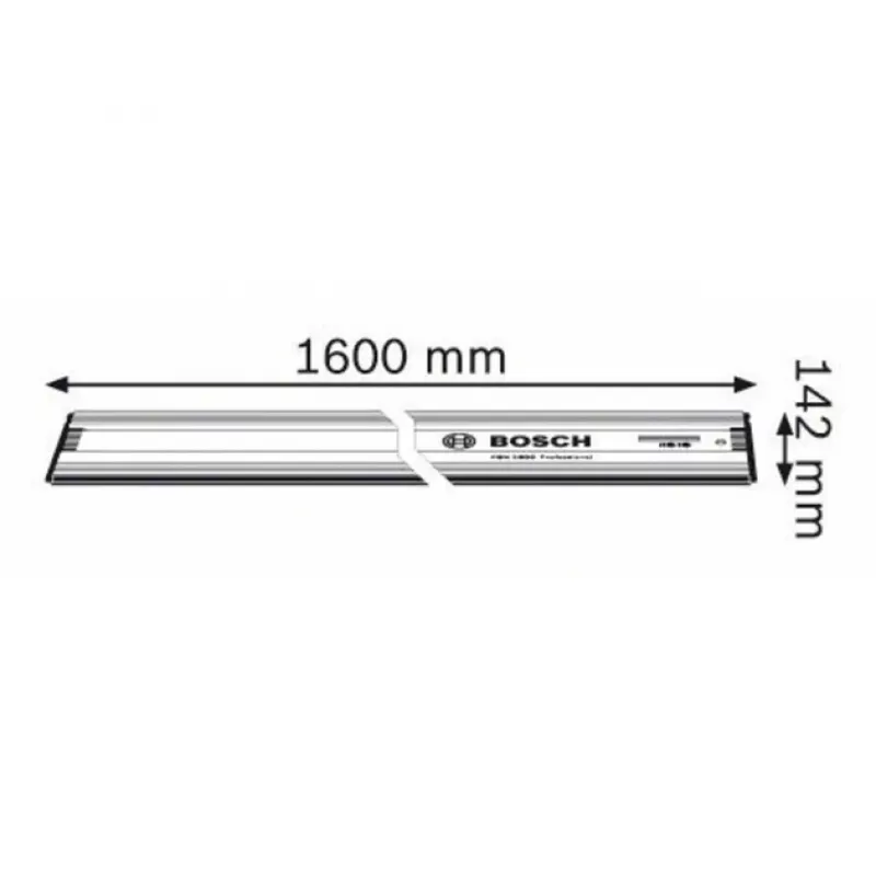 Bosch Professional FSN RA 32 1600 geleiderail, 1600 mm, aluminium
