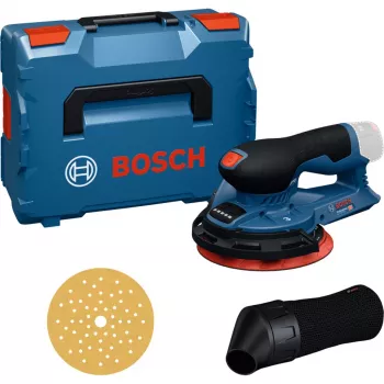 Bosch Professional GEX 12V-150-3 Accu-Excenterschuurmachine (12V, 150 mm, Brushless EC Motor, in L-BOXX)