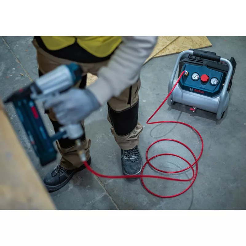 Bosch Professional GKO 18V-51 accu-compressor (blauw/zilver)