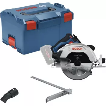 Bosch Professional GKS 18V-68-2 accu-handcirkelzaag, 18 V, 190 mm zaagblad, solo (zonder accu en oplader), blauw/zwart, in L-BOXX