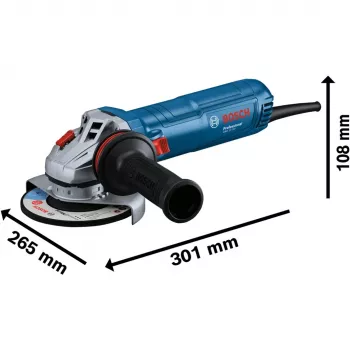 Bosch Professional GWS 12-125 06013A6106 haakse slijper 125 mm 1200 W toerentalregeling