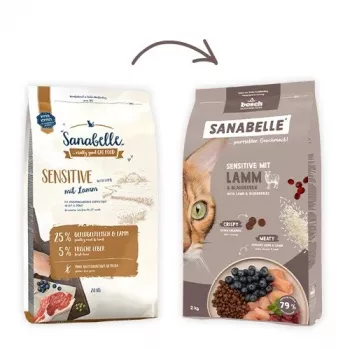 BOSCH Sanabelle Sensitive with Lamb - droogvoer voor katten - 2kg