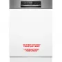 BOSCH SMI6ECS12E Serie 6 semi-geïntegreerde vaatwasser (geborsteld RVS, 60 cm, Home Connect)