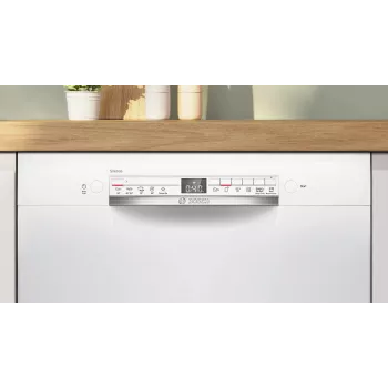 Bosch SMU2HTW08E inbouwvaatwasser, 60 cm, 13 couverts, 5 programma's, energie-efficiëntieklasse C, AquaStop, wit
