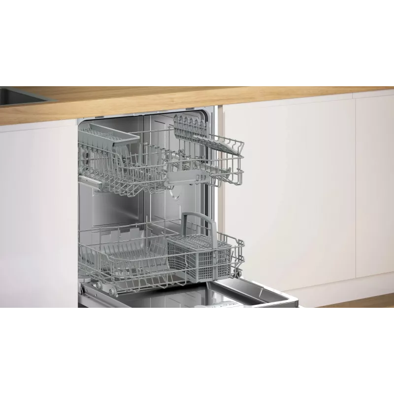 Bosch SMU2HTW08E inbouwvaatwasser, 60 cm, 13 couverts, 5 programma's, energie-efficiëntieklasse C, AquaStop, wit