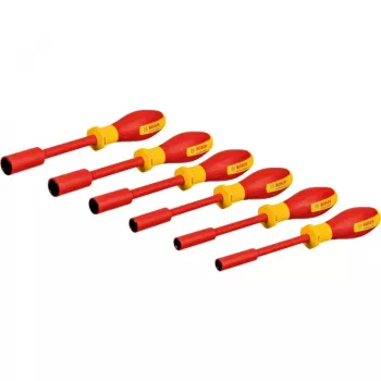 Bosch VDE geïsoleerde schroevendraaierset 1600A02NF3, 7-delig, plat/kruis/Pozidriv, 1000V, IEC 60900