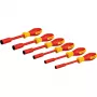 Bosch VDE geïsoleerde schroevendraaierset 1600A02NF3, 7-delig, plat/kruis/Pozidriv, 1000V, IEC 60900