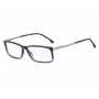 BOSS BOSS1250ITSIP zonnebril heren rechthoekig zwart grijs 57/13/145 mm