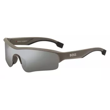 BOSS BOSS1607NS10A heren zonnebril oversized shield 99mm glas 100% UV400