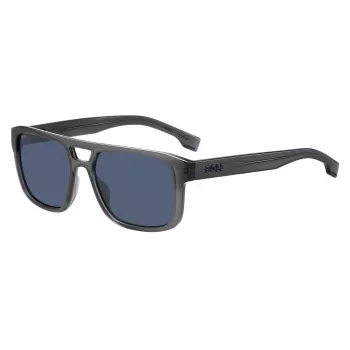 BOSS BOSS1648SKB7 zonnebril Havana bruin vierkant acetaat heren