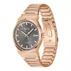 BOSS MAN 1514185 quartz analoog horloge 41mm zwarte wijzerplaat leren band