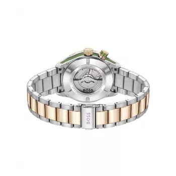 BOSS heren 1514181 quartz chronograaf horloge 42mm edelstaal zwarte wijzerplaat