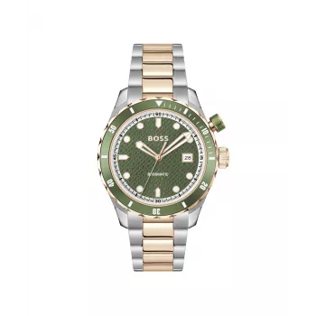 BOSS heren 1514181 quartz chronograaf horloge 42mm edelstaal zwarte wijzerplaat
