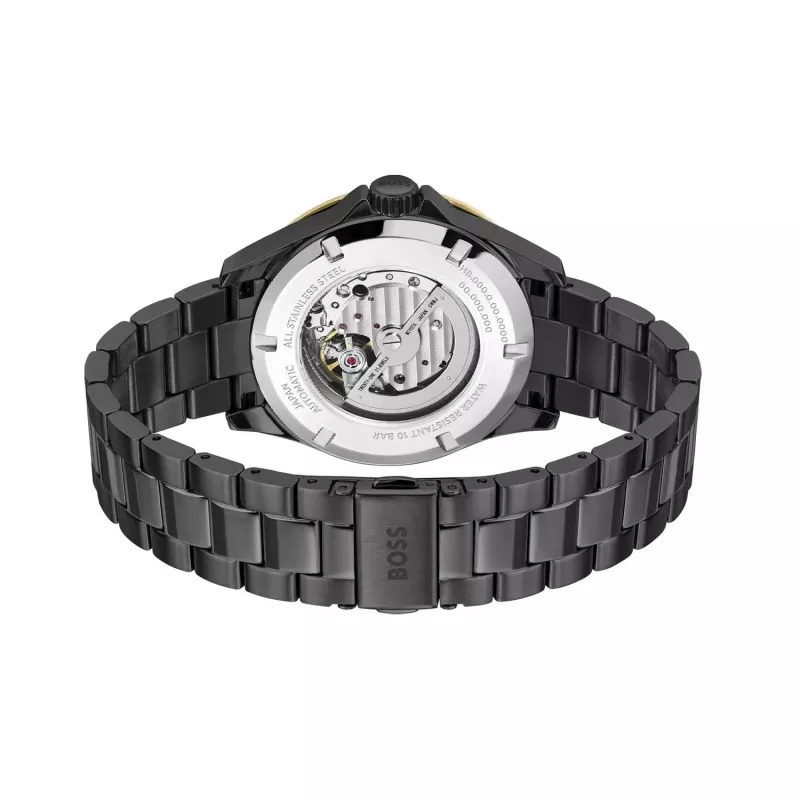 BOSS herenchronograaf 1514203 42mm edelstaal blauwe wijzerplaat