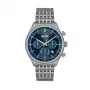 BOSS heren Skymaster chronograaf blauwe wijzerplaat RVS horloge 1514083