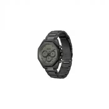 BOSS heren Skymaster chronograaf horloge 1514016 44mm RVS blauwe wijzerplaat