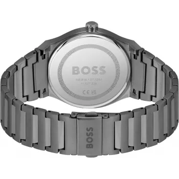 BOSS heren Skymaster chronograaf horloge 1514078 41mm blauwe wijzerplaat RVS