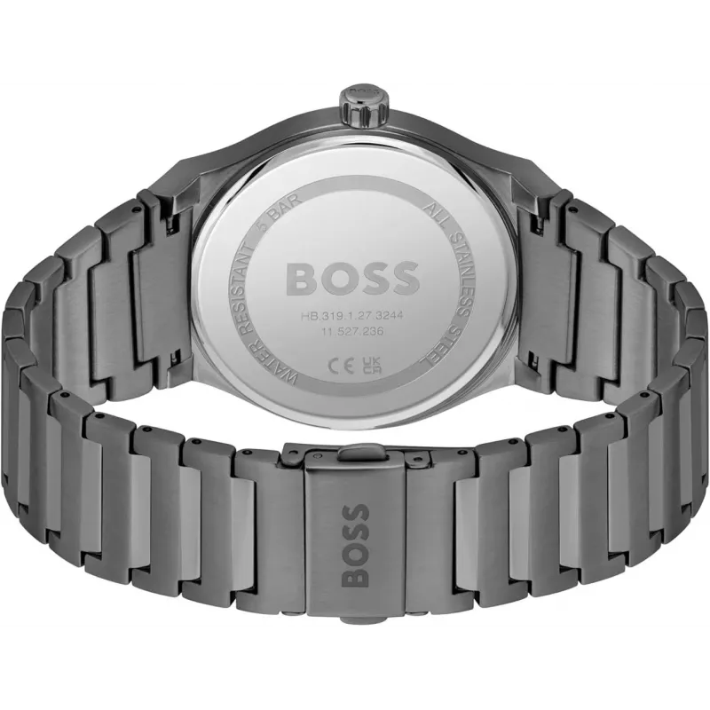 BOSS heren Skymaster chronograaf horloge 1514078 41mm blauwe wijzerplaat RVS