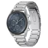 BOSS heren Skymaster chronograaf horloge 1514093 44mm edelstaal blauwe wijzerplaat