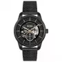 BOSS heren Velocity chronograaf quartzhorloge 42mm blauwe wijzerplaat RVS mesh 1514035