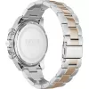 BOSS herenhorloge 1513757 43mm edelstaal blauwe wijzerplaat bruin leer chronograaf
