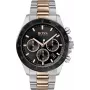 BOSS herenhorloge 1513757 43mm edelstaal blauwe wijzerplaat bruin leer chronograaf