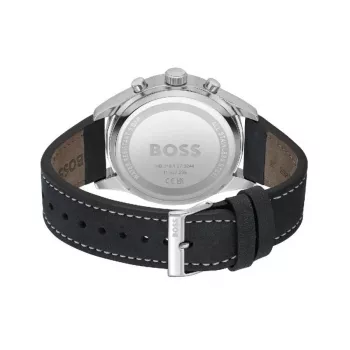 BOSS herenhorloge 1513987 44mm edelstaal blauwe wijzerplaat chronograaf