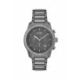 BOSS herenhorloge 1514005 44mm roestvrijstalen behuizing blauwe wijzerplaat bruine leren band chronograaf quartz
