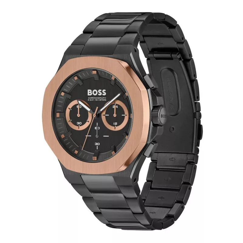 BOSS herenhorloge 1514090 45mm RVS chronograaf