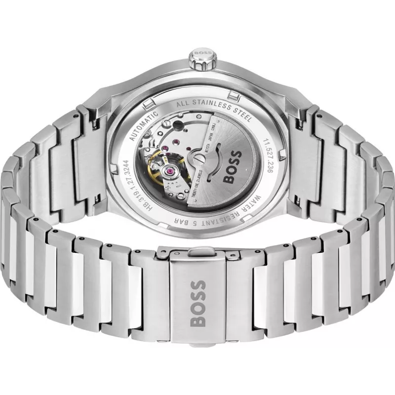 BOSS herenhorloge 1514118 41mm roestvrijstaal blauwe wijzerplaat chronograaf