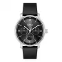 BOSS herenhorloge 1514125 Velocity quartz-chronograaf 44 mm blauwe wijzerplaat bruine leren band