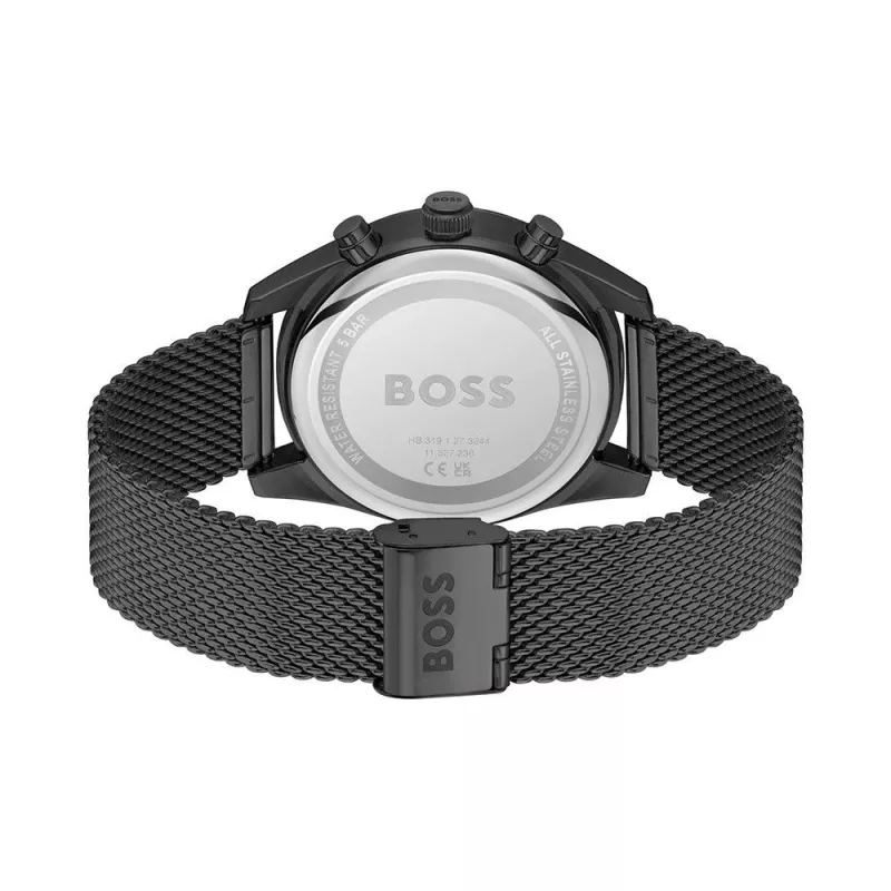 BOSS herenhorloge 1514150 (44mm) - blauwe wijzerplaat, roestvrij staal