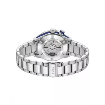 BOSS herenhorloge 1514177 42mm roestvrij staal blauwe wijzerplaat chronograaf