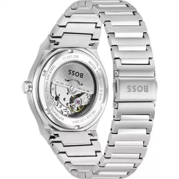 BOSS herenhorloge 1514186 41mm RVS blauwe wijzerplaat chronograaf