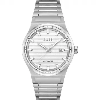 BOSS herenhorloge 1514186 41mm RVS blauwe wijzerplaat chronograaf
