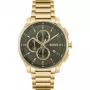 BOSS herenhorloge 1514190 44mm blauwe wijzerplaat bruine leren band chronograaf quartz