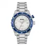 BOSS herenhorloge 1514212 42mm edelstaal blauwe wijzerplaat chronograaf