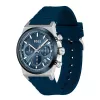 BOSS herenhorloge 1514243 41mm RVS blauwe wijzerplaat chronograaf