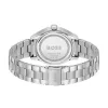 BOSS Peak unisex quartz horloge 38mm roestvrij staal zwarte wijzerplaat
