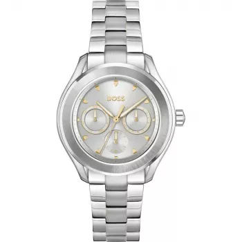 BOSS Peak unisex quartz horloge 38mm roestvrij staal zwarte wijzerplaat