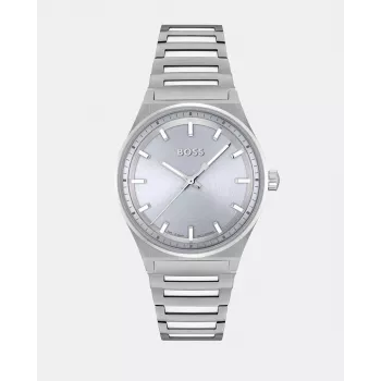 BOSS Unisex horloge 1502736 (32mm) Zilver RVS mesh